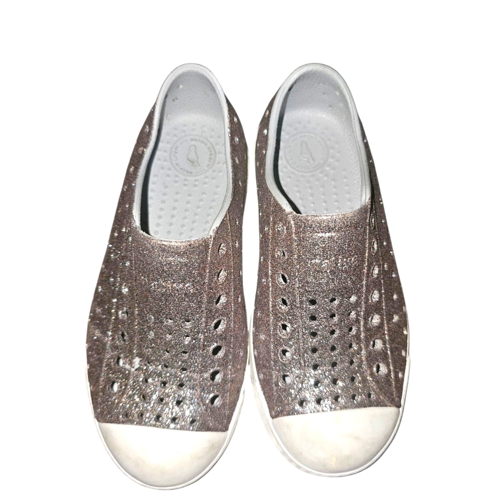 Native Shoes Kids Brown Slip-On Sneakers